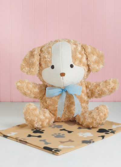 Simplicity S9838 - Plush Animals and Blanket 