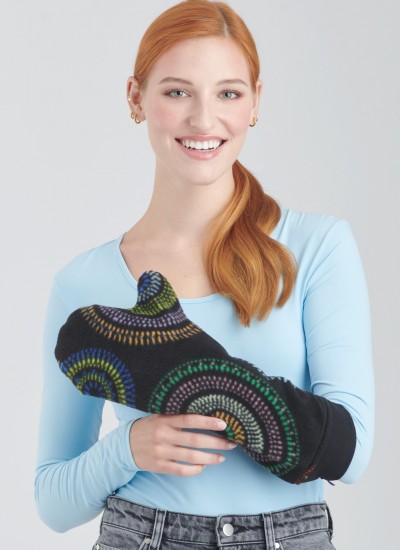 Simplicity S9902 A - Wrap, Sleeves and Mitt i