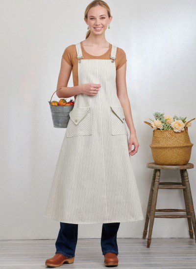 Simplicity S9938 A - Misses' Pullover Aprons
