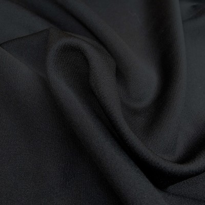 Scuba Twill Fabric - Black
