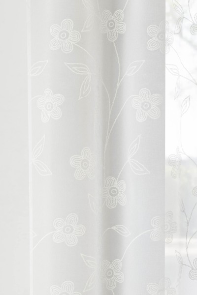 Tyrone Curtain Voile Panel Slot Top - Sienna 