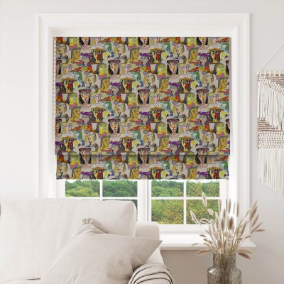 Showcase Linen Look Panama Fabric - Picasso A