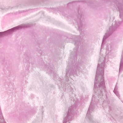 Heavy Crushed Velvet - Baby Pink