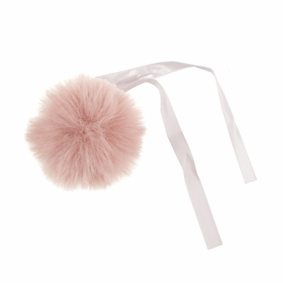 Pom Pom Faux Fur - 6cm Light Pink
