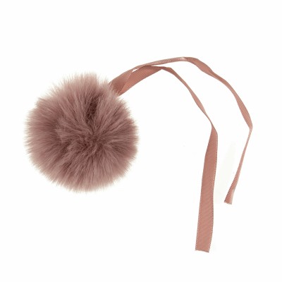Pom Pom Faux Fur - 6cm Pink