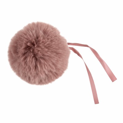 Pom Pom Faux Fur - 11cm Pink