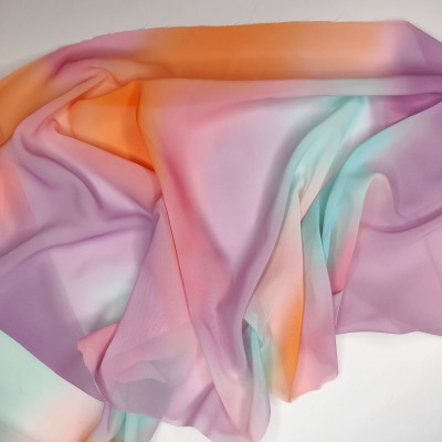 Chiffon Fabric Tie Dye - TDC01