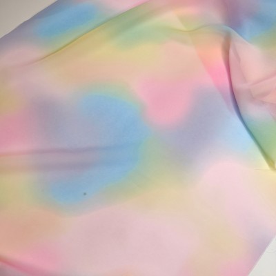 Chiffon Fabric Tie Dye - Pastel 05
