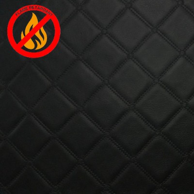Trellis Leather Faux Fabric Fire Retardant - 
