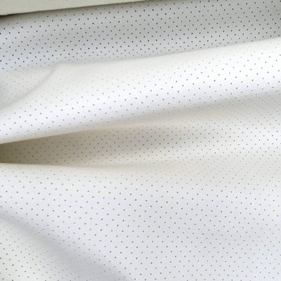 Perforated Leathette Fabric Headliner  - Whit