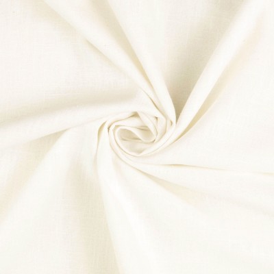 100% Washed Linen Fabric - Silk
