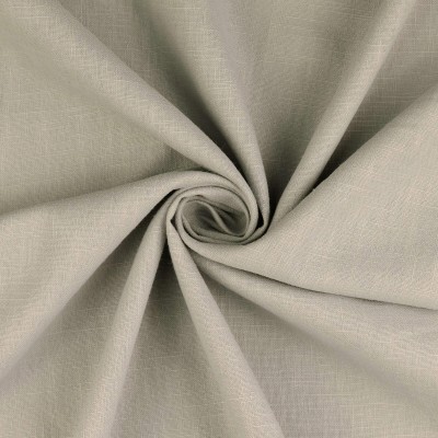 100% Washed Linen Fabric - Pavilion Grey