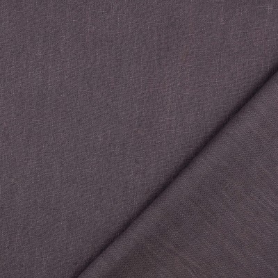 100% Washed Linen Fabric - Charcoal