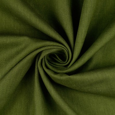 100% Washed Linen Fabric - Jungle