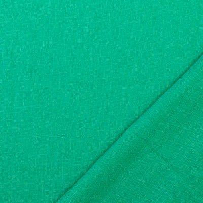 100% Washed Linen Fabric - Teal