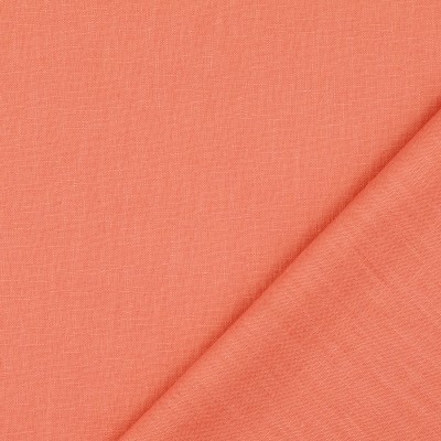 100% Washed Linen Fabric - Desert Rose