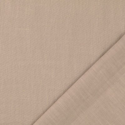 100% Washed Linen Fabric - Ash