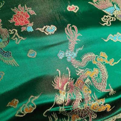 Brocade Satin Embroidered Chinese Dragon - Bo
