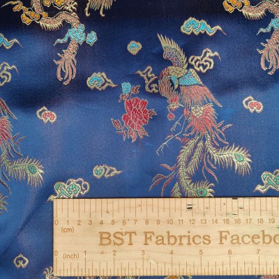 Brocade Satin Embroidered Chinese Dragon - Na