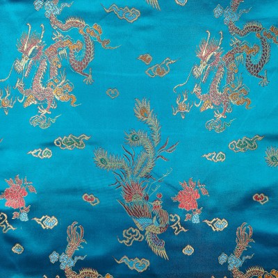 Brocade Satin Embroidered Chinese Dragon - Tu
