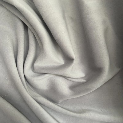 100% Cotton Velvet Fabric - Grey