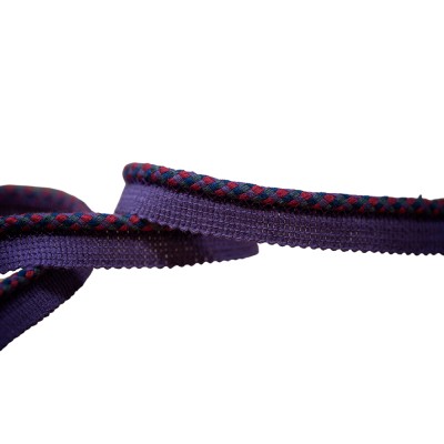 Cotton Flange Piping Cord 23mm - Wine, Navy &