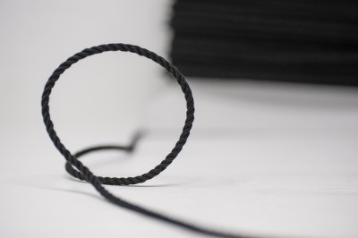 4mm Cotton Cord - Black