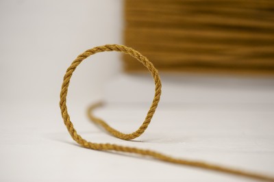 4mm Cotton Cord - Gold