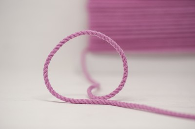 4mm Cotton Cord - Rose Pink