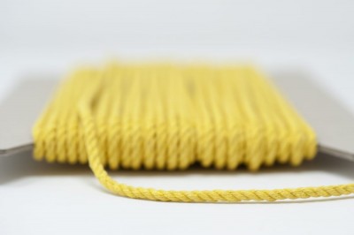 4mm Cotton Cord - Yellow