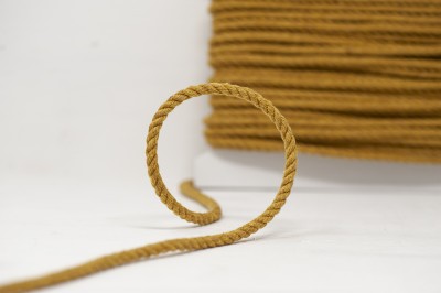 6mm 100% Cotton Cord - Gold