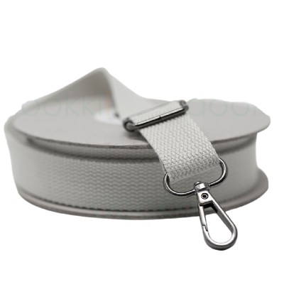 Cotton / Polyester Webbing - 25mm - Silver