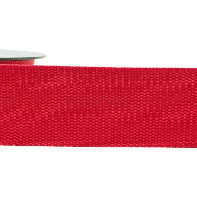 Cotton / Polyester Webbing - 50mm - Red