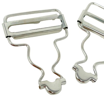 Dungaree Clips - 32mm Silver