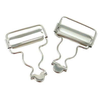 Dungaree Clips - 32mm Silver