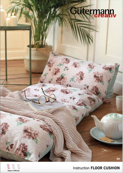 FREE Gutermann Sewing Pattern - Floor Cushion