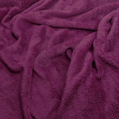 Fuzzy Fleece Fabric - Magenta 150cm