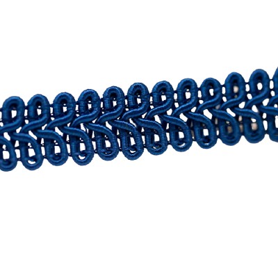 12mm Figure 8 Braid Viscose - Royal Blue