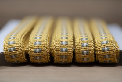 Mosaic Braid Trim 19mm - Mustard