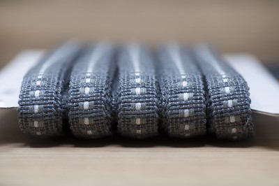Mosaic Braid Trim 19mm - Grey