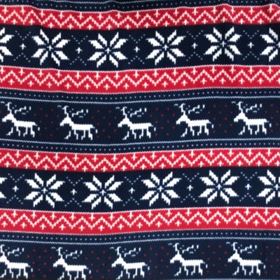 Reindeer - Anti Pil Printed Fleece