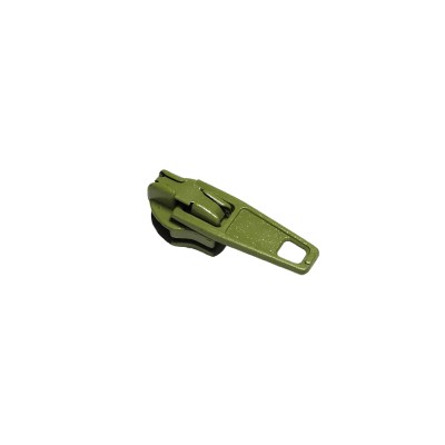 Zip Pulls for Continuous Zip - Size 3 Olive G