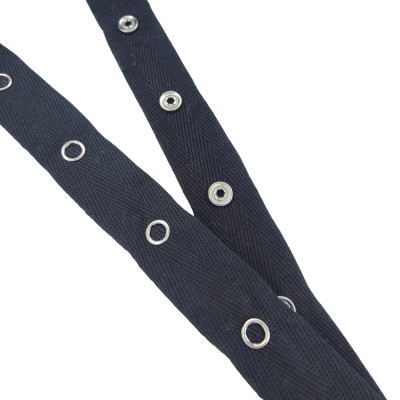 Snap Tape for Fastening Bodysuits - 20mm Blac