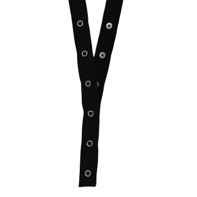 Snap Tape for Fastening Bodysuits - 20mm Blac