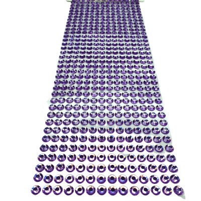 Self Adhesive Jewels 500 Pack - Purple