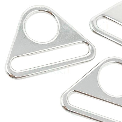 Triangle Ring Connector - 38mm Silver
