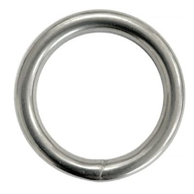 Welded O-Ring Metal Nickel Silver - 50mm