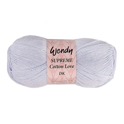Wendy Supreme Cotton Love Double Knitting - Icy Blue Col 05