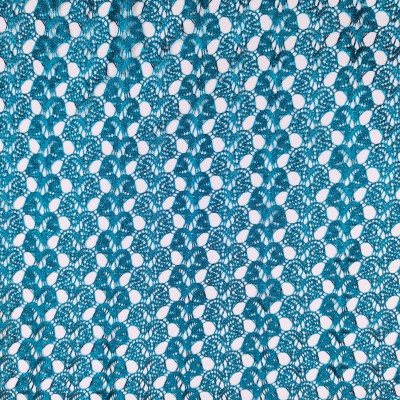 Lace Fabric - Kingfisher