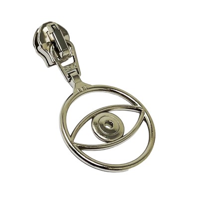 Zip Pulls for Continuous Zip - Size 6 Eyecatcher Silver
